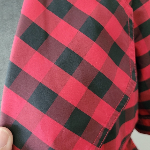 Burberry trench coat/dress in red Buffalo check - Picture 10 of 16